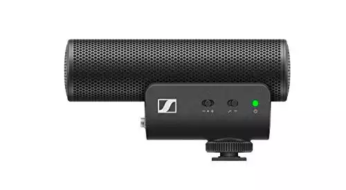 Sennheiser Professional MKE 400 Directional On-Camera Shotgun Microphone with 3.5mm TRS and TRRS Connectors for DSLR, Mirrorless & Mobile