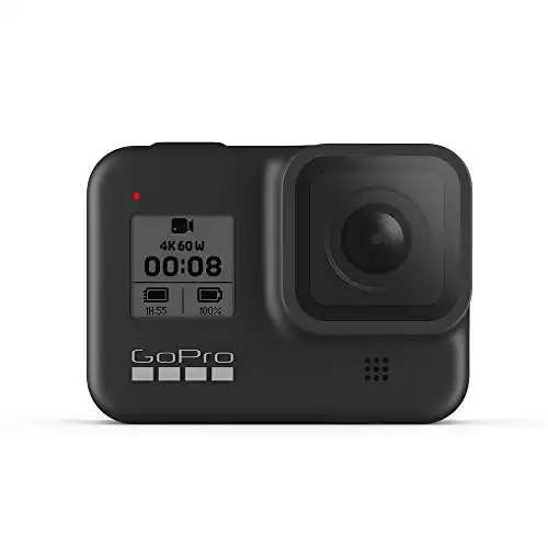 GoPro HERO8 Black – Waterproof Action Camera with Touch Screen 4K Ultra HD Video 12MP Photos 1080p Live Streaming Stabilization