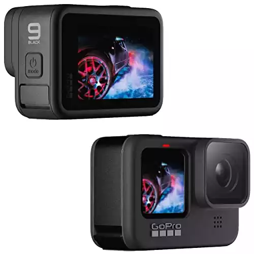 GoPro HERO9 Black – E-Commerce Packaging – Waterproof Action Camera with Front LCD and Touch Rear Screens, 5K Ultra HD Video, 20MP Photos, 1080p Live Streaming, Webcam, Stabilization