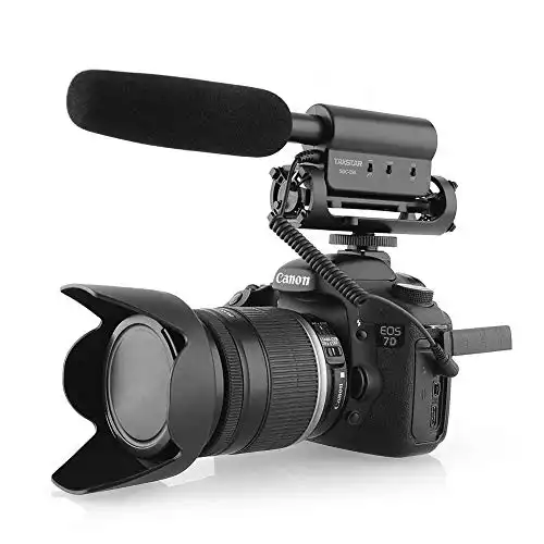 TAKSTAR SGC-598 Photography Interview Shotgun MIC Microphone for Nikon Canon DSLR Camera (Need 3.5mm Interface)