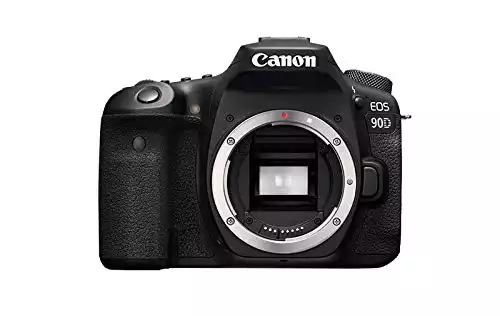 Canon DSLR Camera [EOS 90D] with 18-135 is USM Lens | Built-in Wi-Fi, Bluetooth, DIGIC 8 Image Processor, 4K Video, Dual Pixel CMOS AF, and 3.0 Inch Vari-Angle Touch LCD Screen, Black