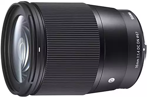 Sigma 16mm f/1.4 DC DN Contemporary Lens for Sony E (402965)