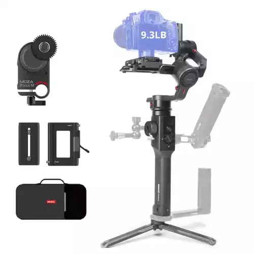 MOZA Air 2S Gimbal Stabilizer Professional Kit with iFocusM Motor 3-Axis Stabilizer Smart Micro Handwheel owerful Extensions Max Payload 9.3Lb 20h Running Time Include Softcase