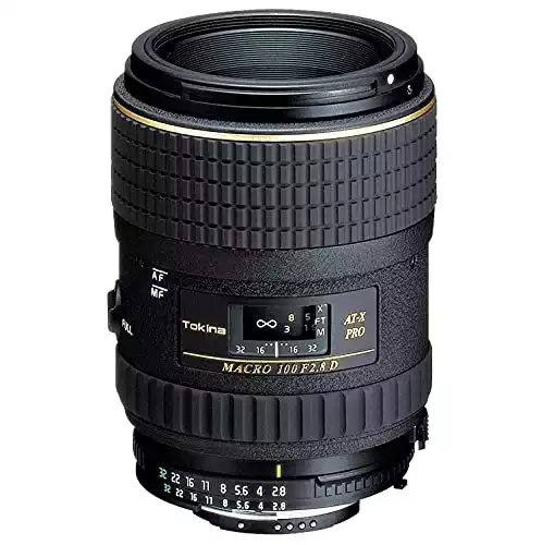 Tokina at-X PRO M 100mm F2.8 D Macro Lens - Nikon AF Mount