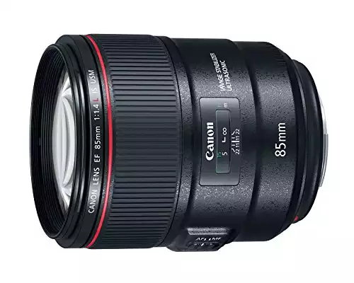Canon EF 85mm f/1.4L IS USM – DSLR Lens with IS Capability, Black – 2271C002