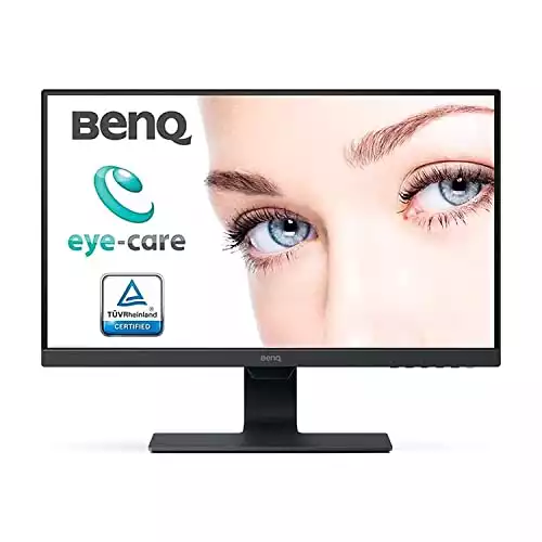 BenQ GW2480 24 Inch IPS 1080P FHD Computer Monitor with Built In Speakers, Proprietary Eye-Care Tech, Adaptive Brightness for Image Quality, Ultra-Slim Bezel and Edge to Edge Display