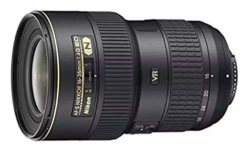 Nikon AF-S FX NIKKOR 16-35mm f/4G ED Vibration Reduction Zoom Lens with Auto Focus for Nikon DSLR Cameras (Renewed)