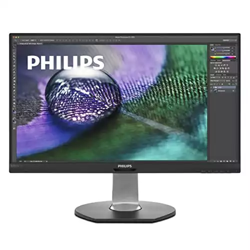 Philips Brilliance 272P7VUBNB 27" Monitor, 4K UHD IPS, 122% sRGB, USB-C Connectivity and Hub, Powersensor, Height Adjustable, 4Yr Advance Replacement