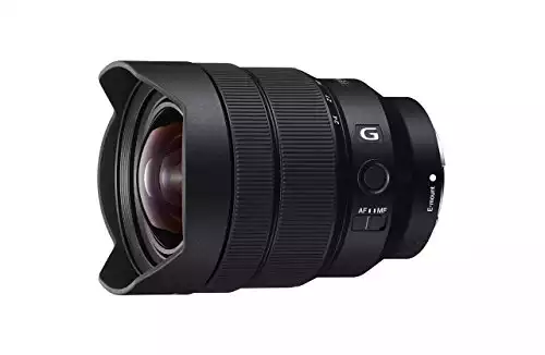Sony SEL1224G 12-24mm f/4-22 Fixed Zoom Camera Lens, Black (Renewed)
