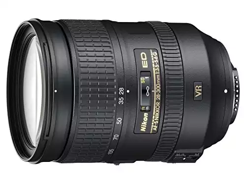 Nikon AF-S FX NIKKOR 28-300mm f/3.5-5.6G ED Vibration Reduction Zoom Lens with Auto Focus for Nikon DSLR Cameras (Renewed)