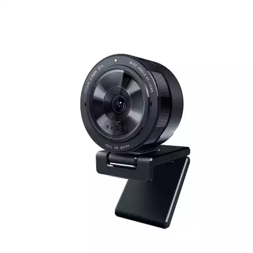 Razer Kiyo Pro Streaming Webcam: Full HD 1080p 60FPS - Adaptive Light Sensor - HDR-Enabled - Wide-Angle Lens with Adjustable FOV - Works with Zoom/Teams/Skype for Conferencing and Video Calling