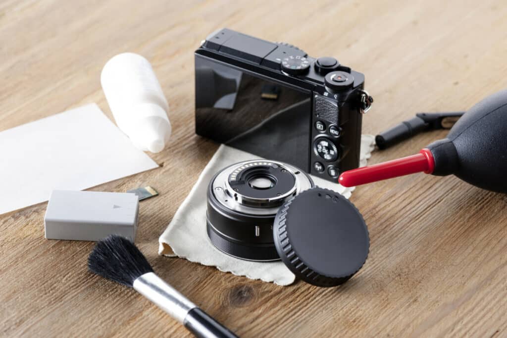 What is the basic care and maintenance for a camera?