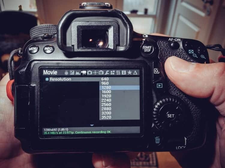 Shoot RAW video on canon cameras