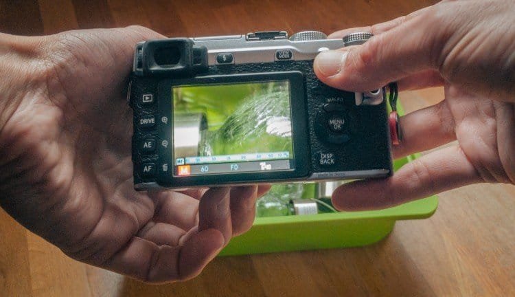 What is focus peaking on the Fuji X-E1